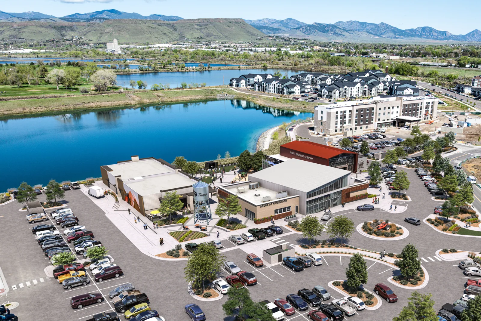 Commercial Roofing at Clear Creek Crossing, Wheat Ridge, CO